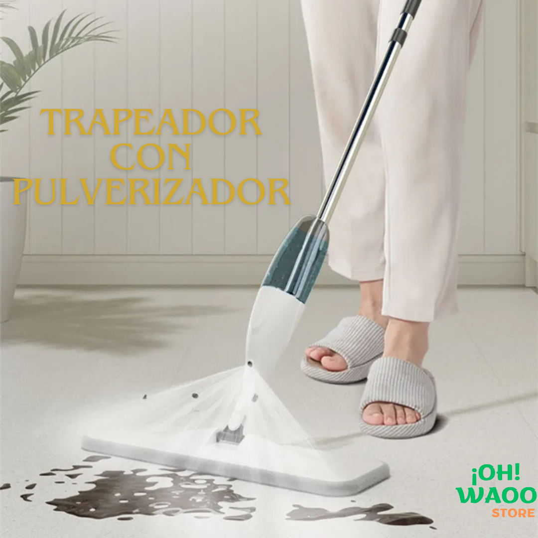 TRAPEADOR PLANA CON PULVERIZADOR