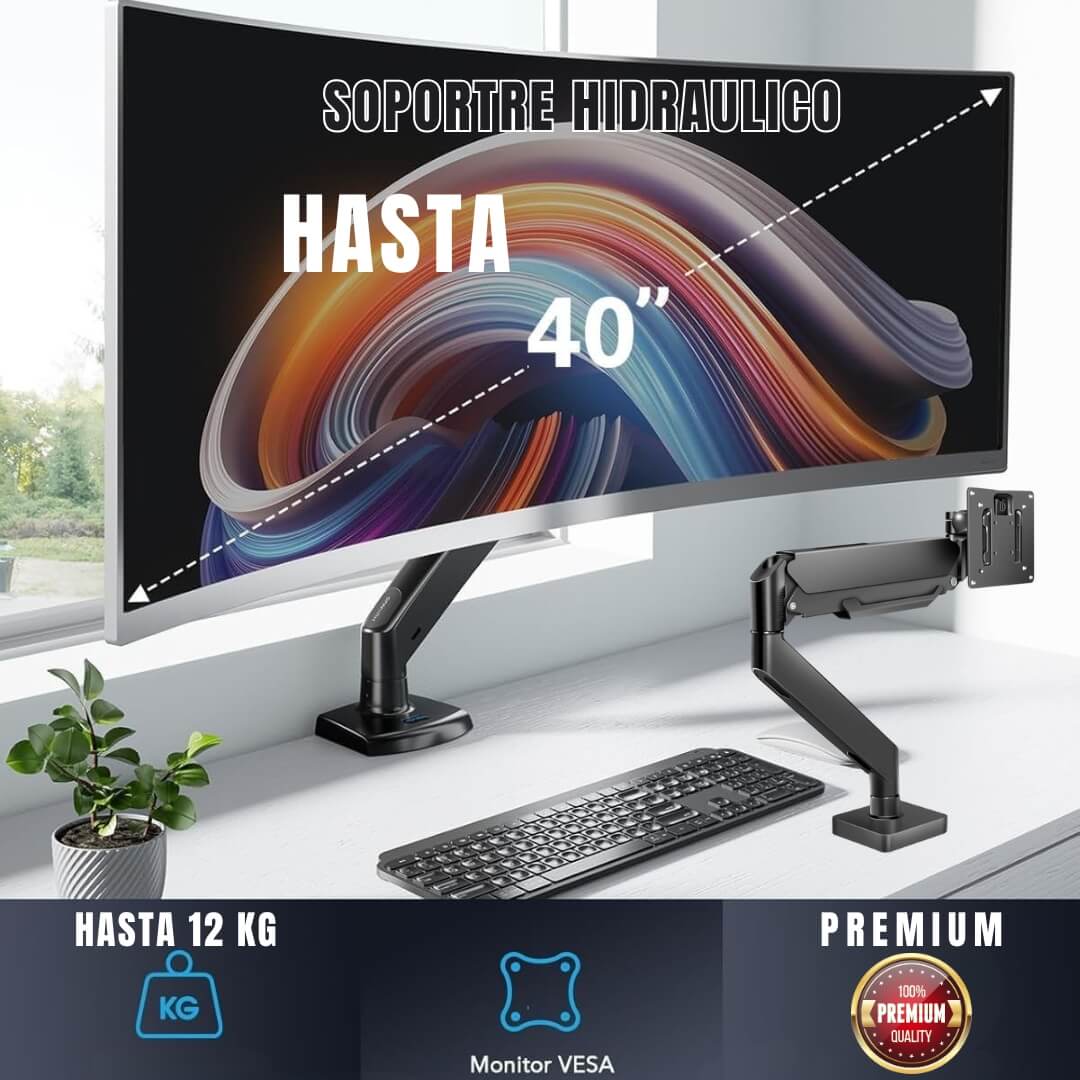 SOPORTE HIDRAULICO PARA MONITOR