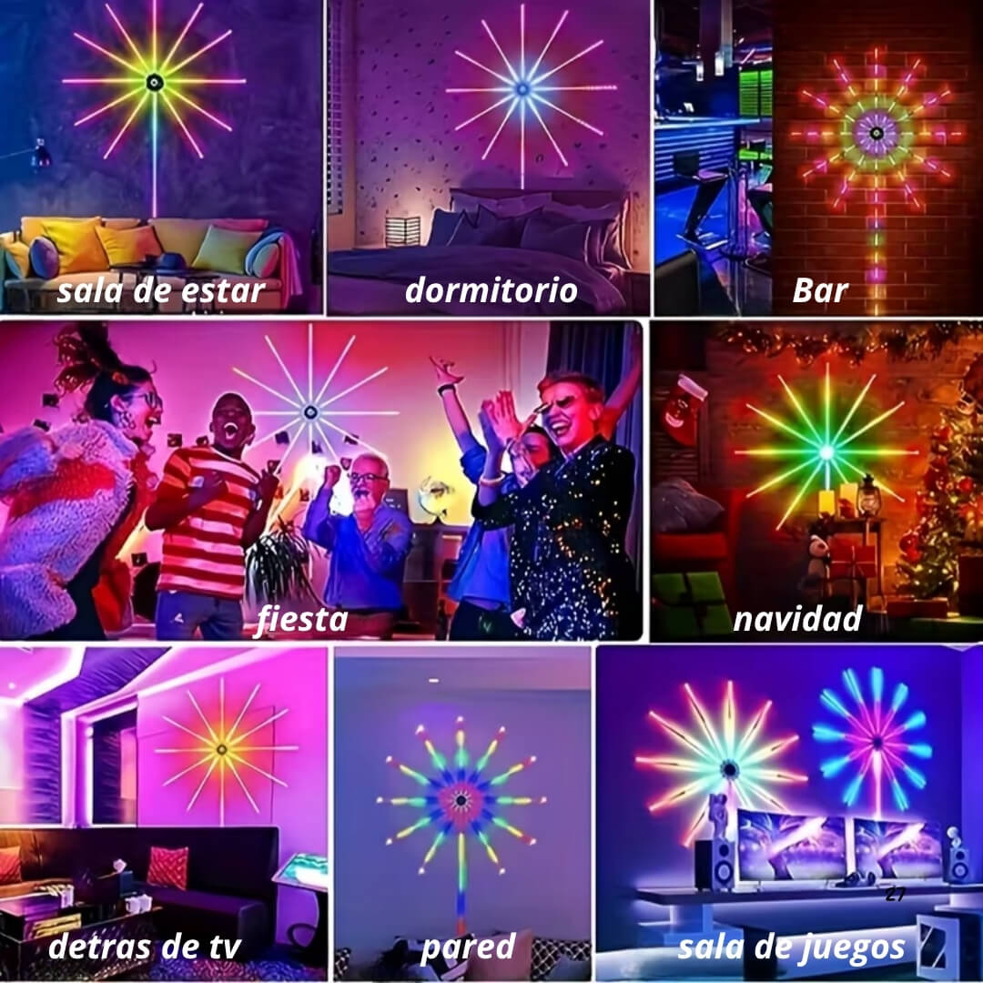 LUCES FUEGOS ARTIFICIALES