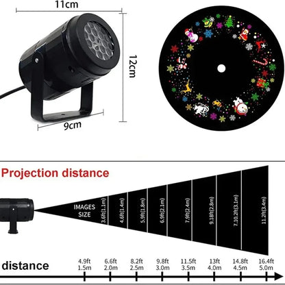 proyector navideño espectacular.