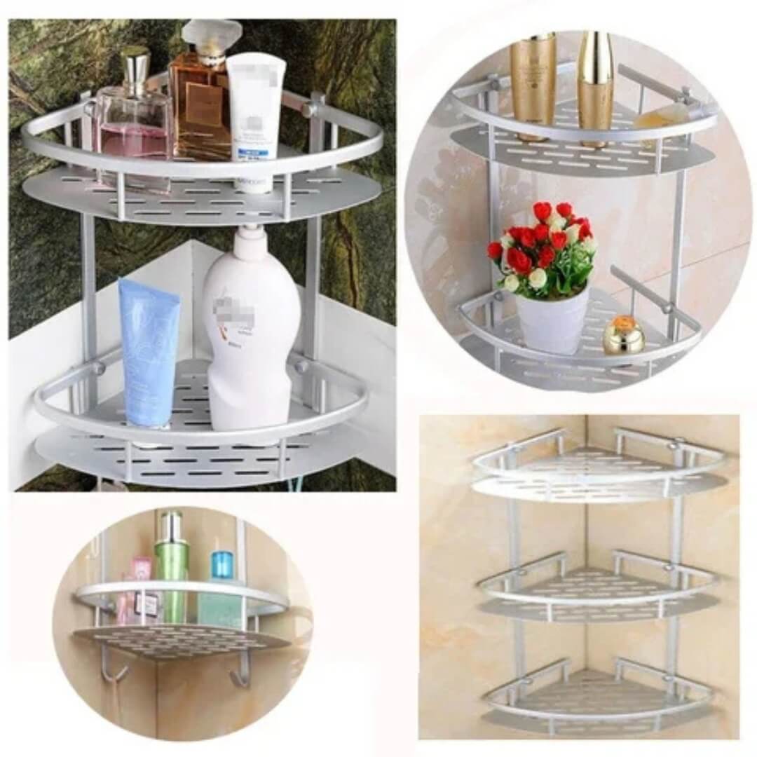 ORGANIZADOR ESQUINERO DE DUCHA (ALUMINIO)