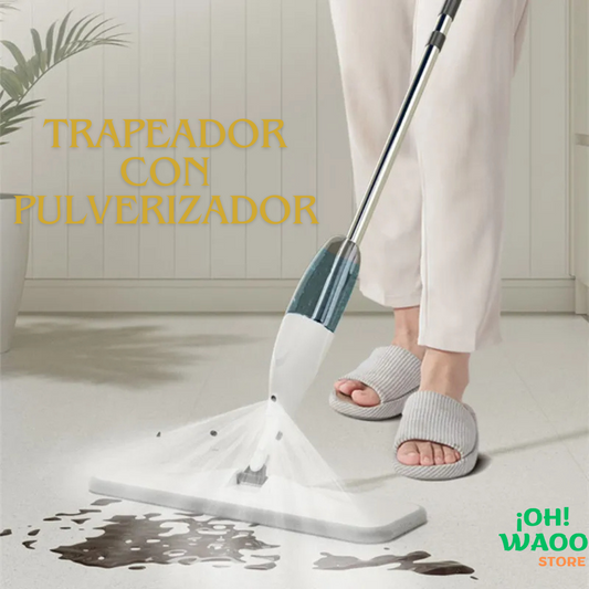 TRAPEADOR PLANA CON  PULVERIZADOR