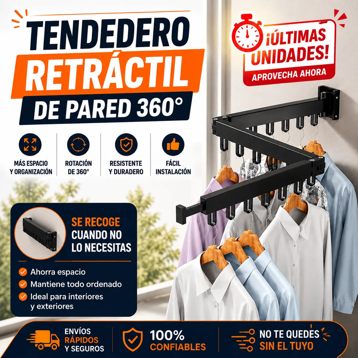 TENDEDERO RETRACTIL 360