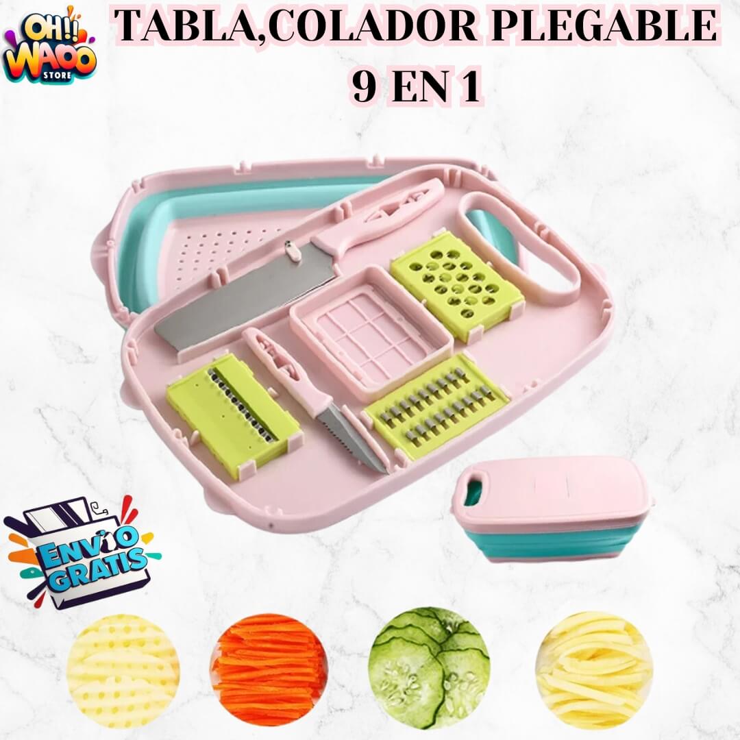 TABLA,COLADOR PLEGABLE 9 EN 1