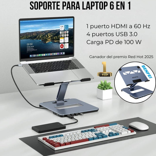 SOPORTE LAPTOP 6 EN 1