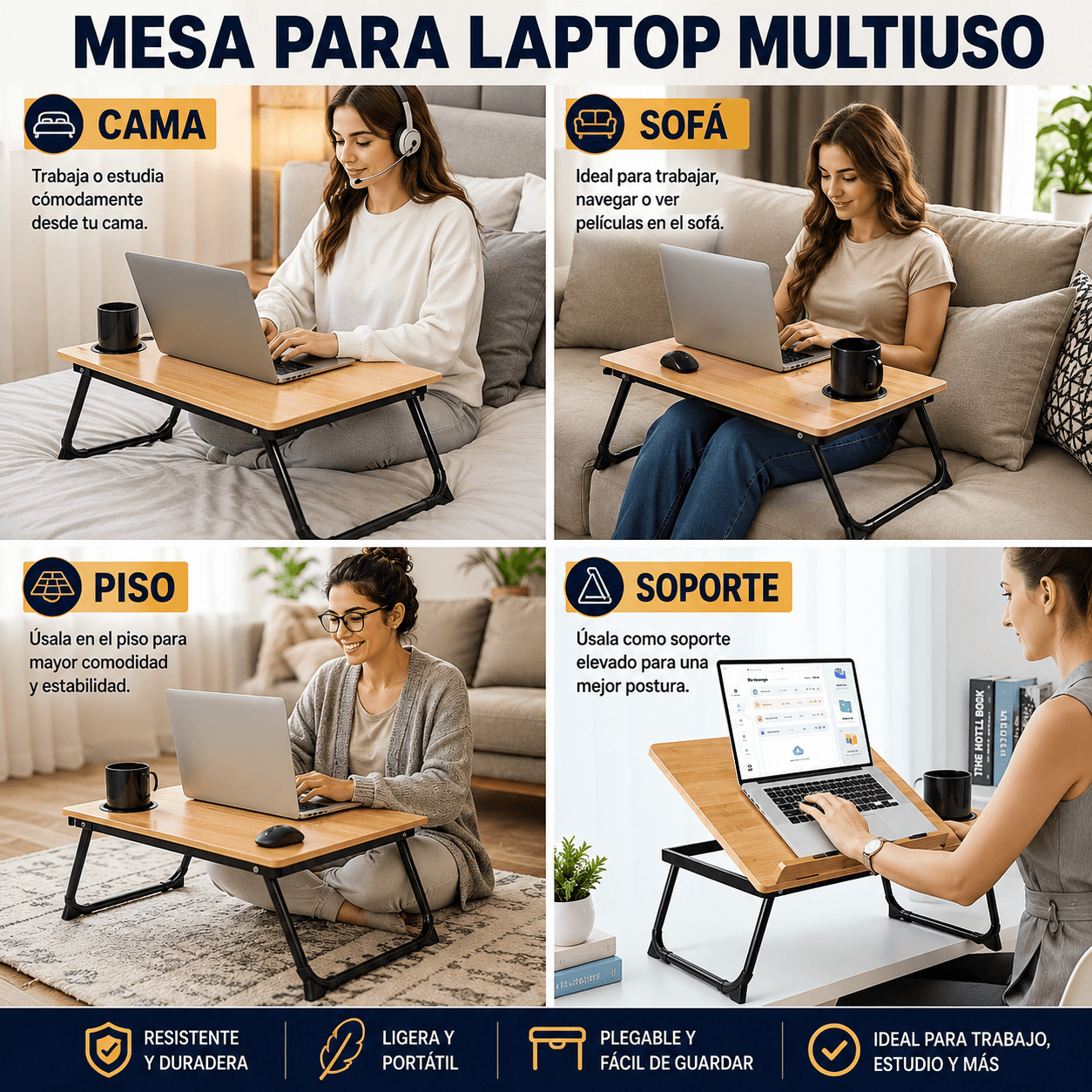 MESA PARA LAPTOP MULTIUSO